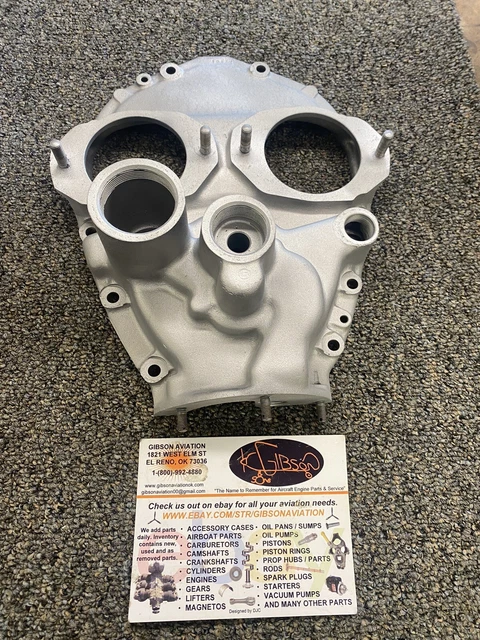 Continental Used A-65 Rear Engine Accessory Case Cover Magnesium  6717