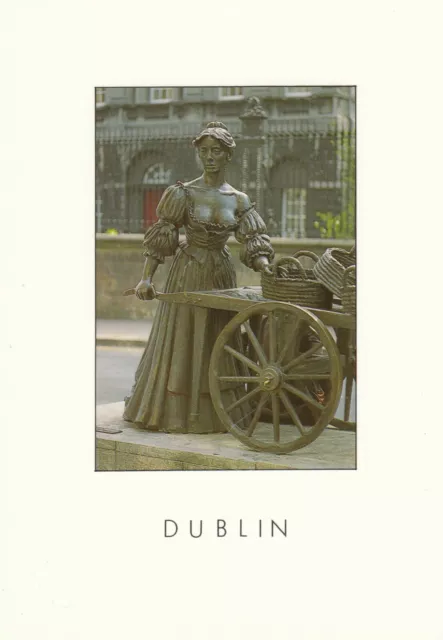 Postcard  Dublin Ireland Statue Of Molly Malone in Grafton St Shell Int Ref MDJ