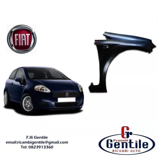 Fiat Grande Punto Dal 2005 Parafango Anteriore Destro Dx Lato Passeggero