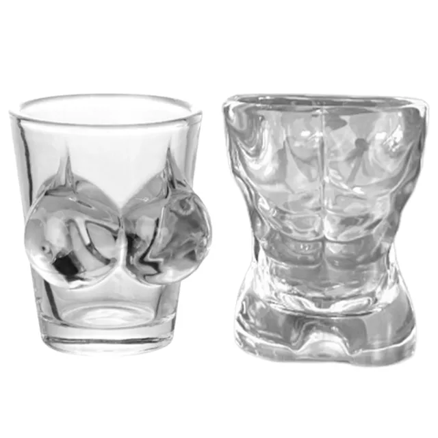 Shot Glass Cup Body Shaped Crystal Wine Cup Liquor Whisky Vodka Beer Steins