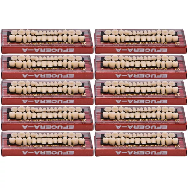 280ps Acrylic Resin Denture 23# A2 Dental Full Set Teeth Upper Lower Shade OS29