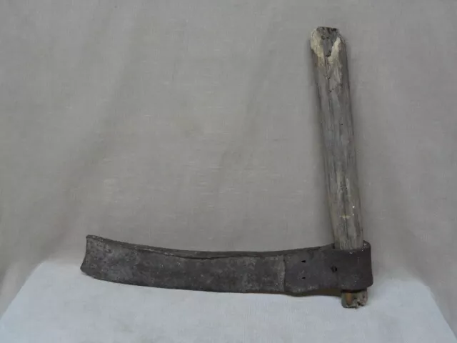 Vtg Splitting Froe Hand Forged Primitive Shake & Shingle Tool Maine Barn Find