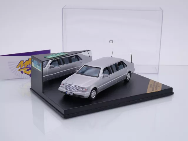 Vitesse VMC99025 # Mercedes Benz S600 Pullman Baujahr 1999 " graumetallic " 1:43