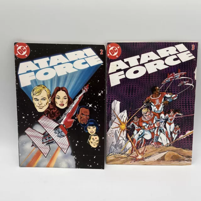 DC Atari Force Book  #2 & #3 Mini-Comics Lot  1982 DC Comics Inc.