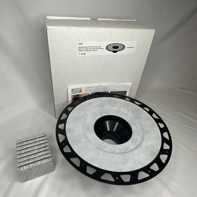 Schluter Systems Kerdi Flange Kits 2" Drain Outlet (KD2/PVC/FL 2" PVC)
