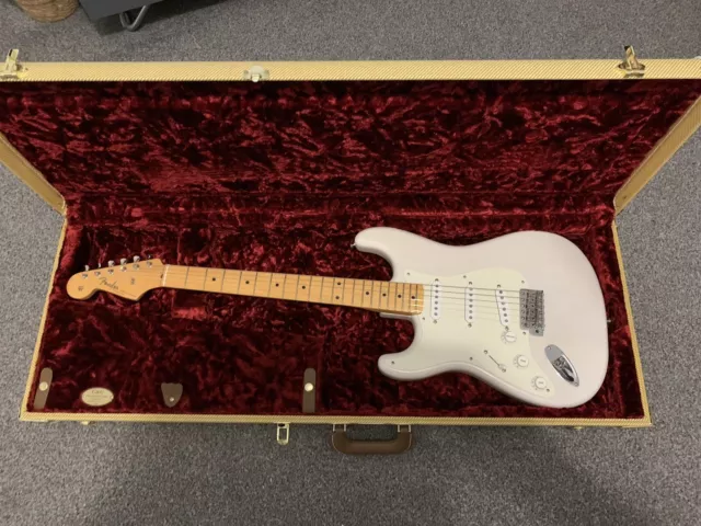 Fender Stratocaster Left Handed Guitar - 2019 USA American Original Strat White