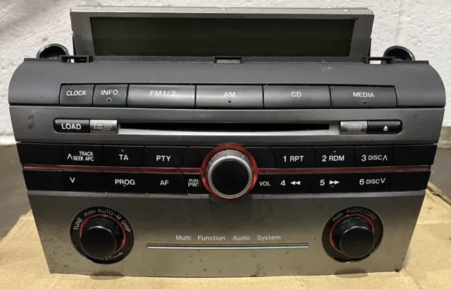 Mazda 3 2008 Mk1 5Dr Radio Stereo Cd Player Bs3R66Ar0