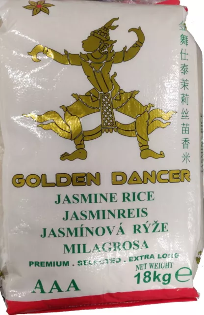 Golden Dancer - Jasminreis Milagrosa Premium Extra Long AAA 18 kg