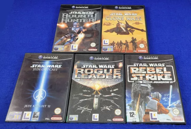 gamecube STAR WARS The Games PAL VERSIONS - Make Your Selection
