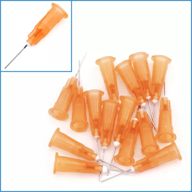 15pcs 25G Syringe Glue Dispenser Plastic Precision Liquid Applicator Gauge Tips