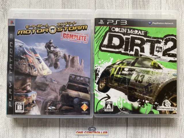 SONY PlayStation 3 PS3 Motor Storm Complete & Colin Mcrae DiRT 2 set from Japan
