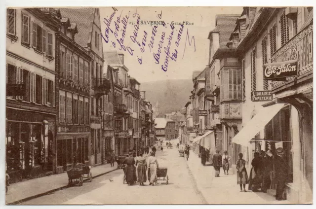 SAVERNE ZABERN  Alsace Bas Rhin CPA 67 Hauptstrasse la grande rue la librairie