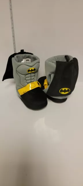 DC Comics Boy's Batman Bootie Slippers Toddler 5/6