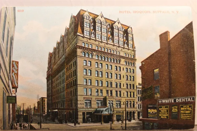 New York NY Buffalo Hotel Iroquois Postcard Old Vintage Card View Standard Post