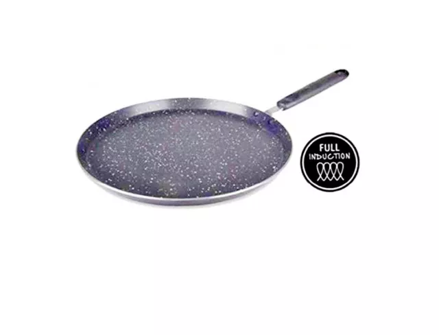 Non Stick Marble Coated Roti Dosa Tawa Pancake Maker Crepe Pan 26cm