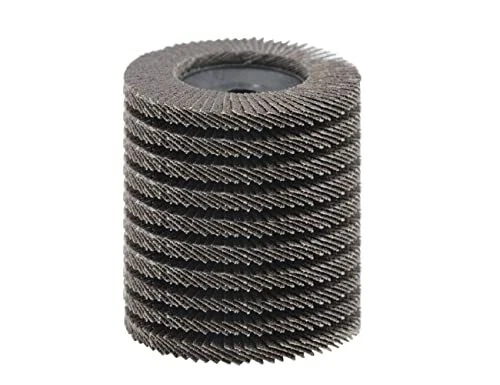 10 PCS Aluminum Oxide Flap Disc Grinding Wheels Angle Grinder Discs 4 inch 80...