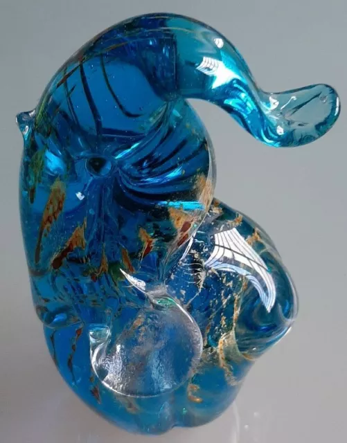 Figura de cristal vidrio elefante  estilo antiguo murano - 14cm numerado 11034