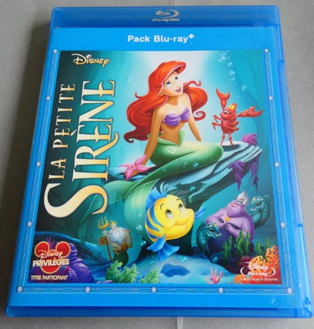 PACK BLU RAY + Dvd Walt Disney La Petite Sirene EUR 8,90 PicClick FR
