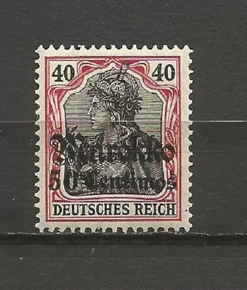 Reich Auslandspostamt kolonien Marokko 1911 Mi 52 50 on 40 c MH*