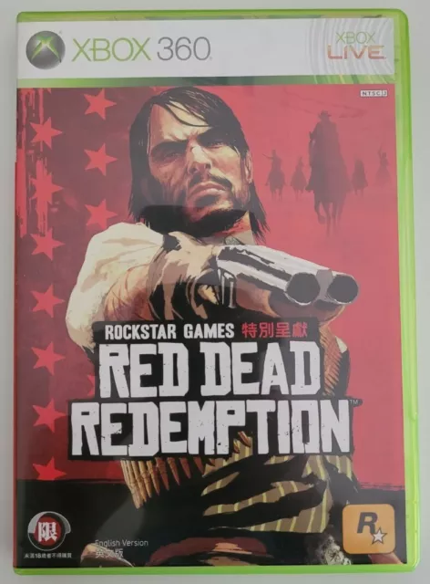 XBOX 360 : RED DEAD REDEMPTION !! PLATINUM HITS Complete w/Manual AND MAP