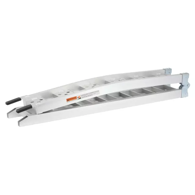 Rampa di carico rimorchio pieghevole furgone motocross MX bici alluminio larghezza 20 cm