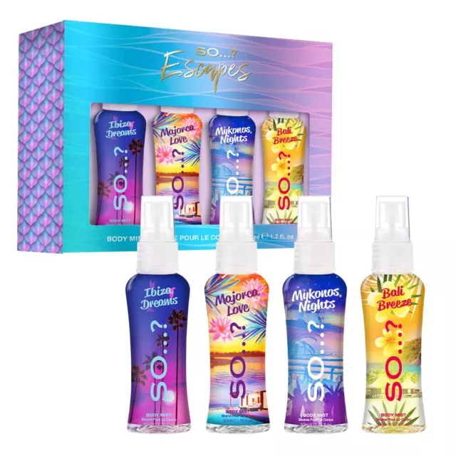 So…? Summer Escapes & Body Mist by So…? Coffret Cadeau Brume Corporelle Parfu... 3