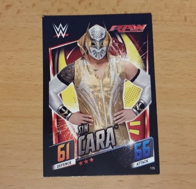 WWE card 115 SIN CARA / 2015 Slam Attax Then Now Forever Wrestling Karte Lucha