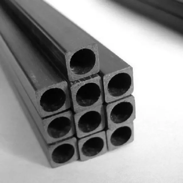 carbon fiber square tube outer diameter 2 2.5mm 3mm 4mm 5mm 6mm 8mm 10MM x 500mm