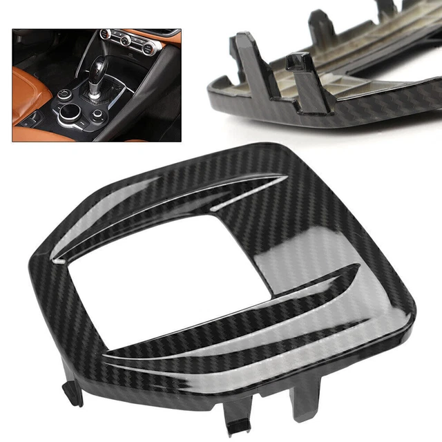 Cover Pannello Cambio Rifinitura Per Alfa Romeo Giulia Stelvio 17-19 Fibra di Carbonio GZ