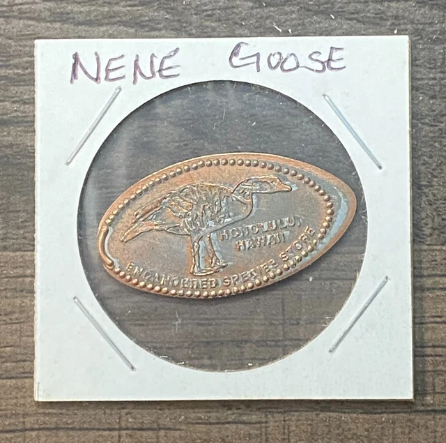 Nene Goose Endangered Species Honolulu, Hawaii Hawaiian Elongated Penny Token