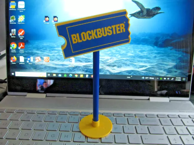 Blockbuster Video Sign