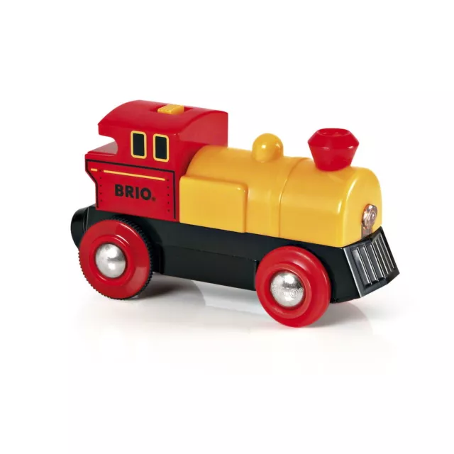 Brio World Eisenbahn Lok Batterielok Gelbe 33594 3