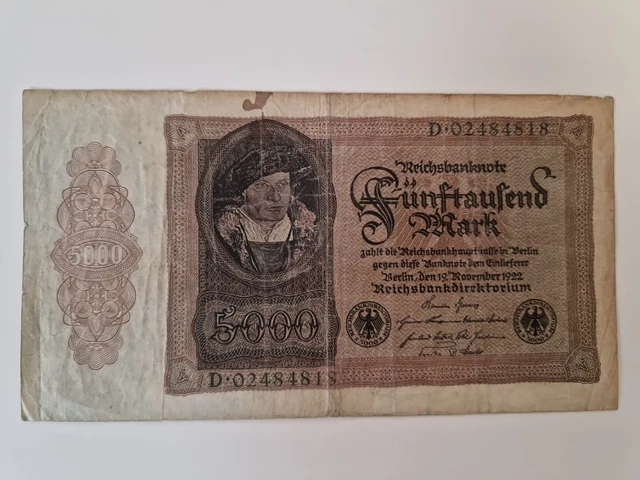 5000 Reichsmark In Euro