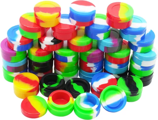 7ML Wax Silicone Concentrate Containers Non-Stick Oil Jars