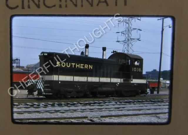 Original '74 Kodachrome Slide SOU Southern 1038 NW2 Cincinnati, OH      34T58