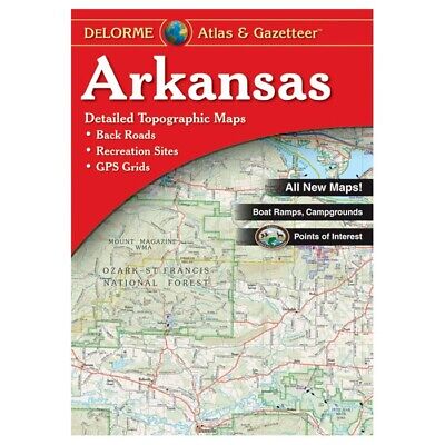 Delorme Arkansas Topographical Road Atlas & Gazetteer