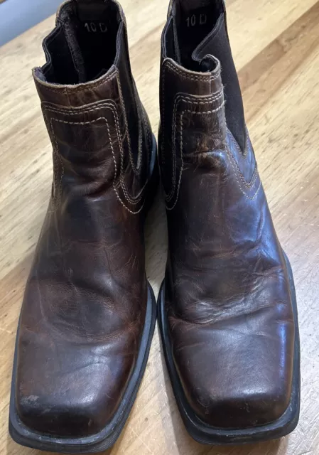 Ariat 10019868: Men's Midtown Rambler Chelsea Boots, Barn Brown, Size 10D