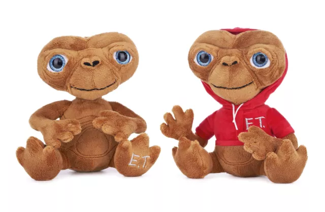E.T. Klassik und Hoodie Plüschfigur Plüsch Stofffigur Figur 25 cm Groß NEU