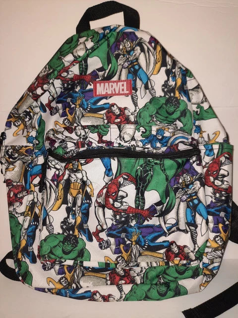 Marvel Superhero Avengers Adjustable Back Straps and side pockets backpack