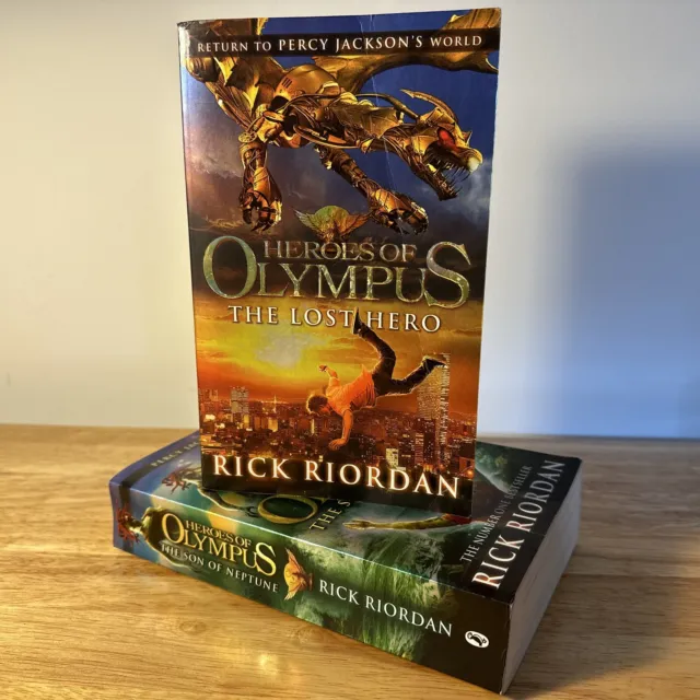 Heroes Of Olympus 1 & 2 Percy Jackson, Rick Riordan, Son Of Neptune & Lost Hero