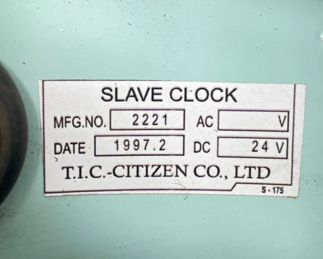 Citizen 2221 Sklave Uhr Schiff Master Doppel Seite Rund Dial Batterie Betrieben 5