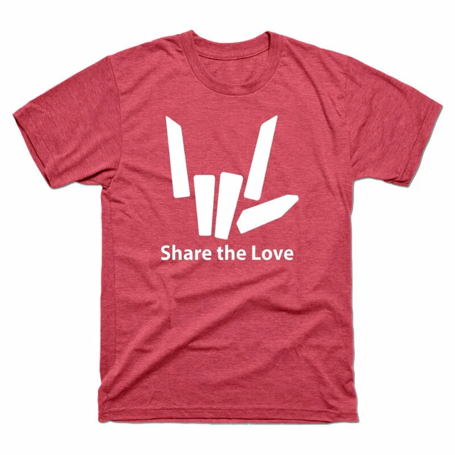 T-shirt top Tuber Trending You cotone condivisione amore l'uomo