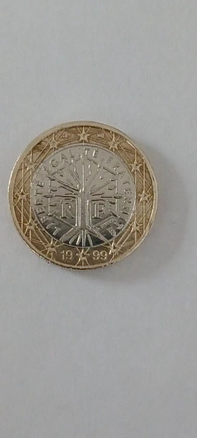 1 Euro 1999 Liberte Egalite Fraternite 1 EURO MÜNZE Frankreich Liberté Égalité Fraternité 1999 Fehlprägung EUR