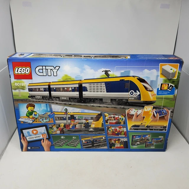 LEGO CITY 60197 Passenger Train Motorized Engine Powered Up Remote ...