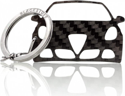 BlackStuff Porte-Clés En Fibre De Carbone Compatible Avec Crossfire Voiture 