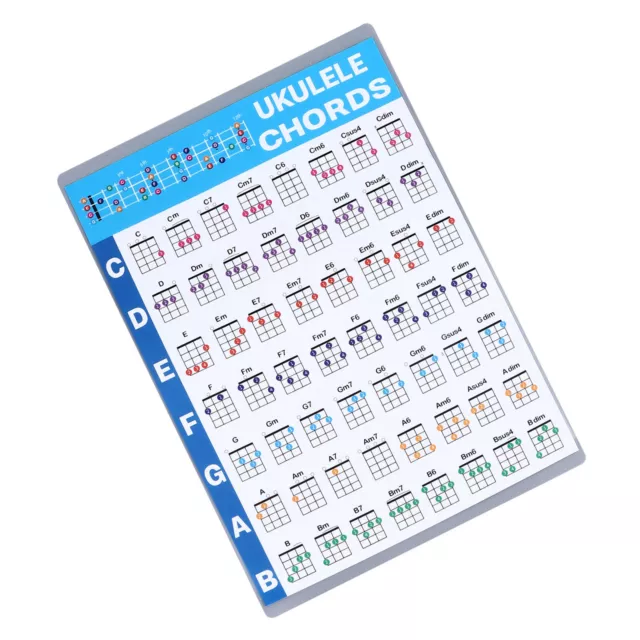 (S)Ukulele Chord Sheet Professional Educational Reference Guide Ukulele IDS