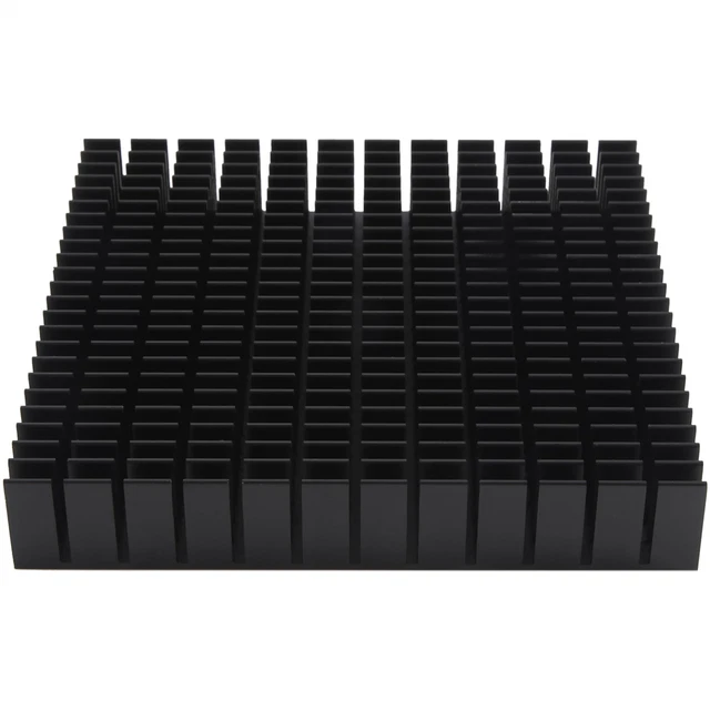 TOPINCN Dissipatore Di Calore In Alluminio 100x100x18mm Per LED E Componenti Elettronici (Marchio SANURE) - 2