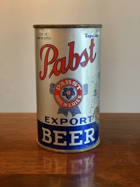 PABST EXPORT beer 12 oz Flat Top TapaCan