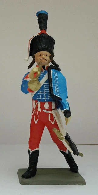 Figurine Starlux Garde De Paris Empire - Officier 2ème Régiment, 1/1, Occasion Plastique Peint