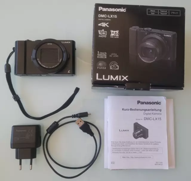 Panasonic Lumix DMC-LX15 4K Digitalkamera in OVP